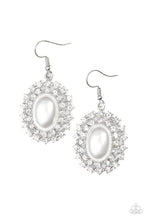 Load image into Gallery viewer, Paparazzi Mega Move Star White Pearl and Rhinestone Earrings
