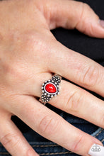 Load image into Gallery viewer, Paparazzi Pep Talk Ring - Choose from black or red
