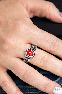 Paparazzi Pep Talk Ring - Choose from black or red