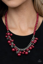 Load image into Gallery viewer, Prim and POLISHED Red Pearl Bead Short Necklace
