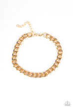 Load image into Gallery viewer, Paparazzi Take It To the Bank Men&#39;s Gold Chain Bracelet
