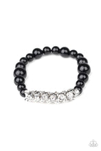 Load image into Gallery viewer, Traffic-Stopping Sparkle Black Stretch Bracelet
