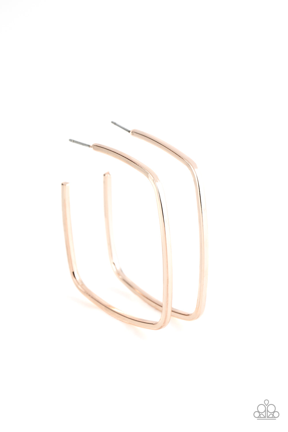 Paparazzi Brazen Beauty Rose Gold Hoop Earring