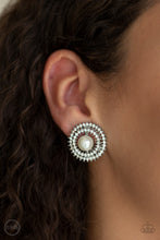 Load image into Gallery viewer, Broadway Breakout White Clip On Earrings
