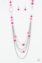 Load image into Gallery viewer, Paparazzi - Bubbly Bright - Long Pink Necklace
