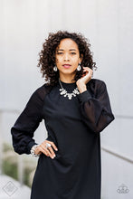 Load image into Gallery viewer, Fashion Fix Fiercely 5th Avenue - Demurely Debutante White Necklace - NWT068
