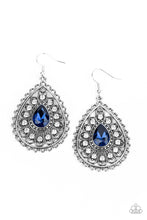 Load image into Gallery viewer, Paparazzi Eat, Drink and BEAM Merry Blue Earrings
