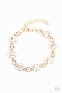 Paparazzi Starstruck Sparkle Gold Bracelet