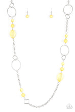 Load image into Gallery viewer, Paparazzi - Very Visionary - Yellow Long Necklace

