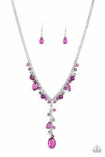 Load image into Gallery viewer, Paparazzi - Crystal Couture Short Y Necklace - Choose from Brown, Green, Purple and Red
