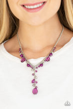 Load image into Gallery viewer, Paparazzi - Crystal Couture Short Y Necklace - Choose from Brown, Green, Purple and Red
