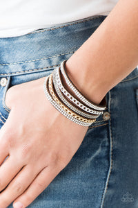 Paparazzi - Fashion Fiend  - Brown Wrap Bracelet