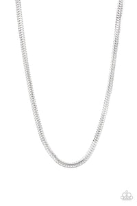 Knockout King Men's Silver Chain Necklace