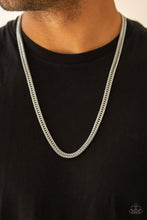 Load image into Gallery viewer, Knockout King Men&#39;s Silver Chain Necklace
