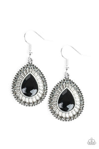 Limo Service Black Earrings