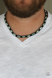 Slip and Rockslide Green Urban Necklace