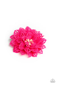 Hair Accessories - Yes I TROPICANA - Green , Pink and Purple Hair Clip