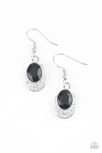 As Humanly POSH-ible Black Earring