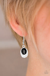 As Humanly POSH-ible Black Earring