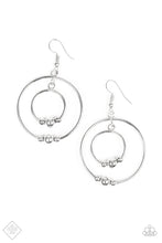 Load image into Gallery viewer, Paparazzi Center of Attraction Silver Earrings - Fashion Fix May 2019
