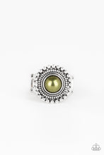 Load image into Gallery viewer, Regal Royal Olive Green Pearl Ring
