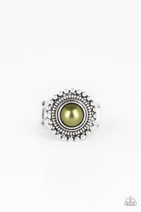 Regal Royal Olive Green Pearl Ring