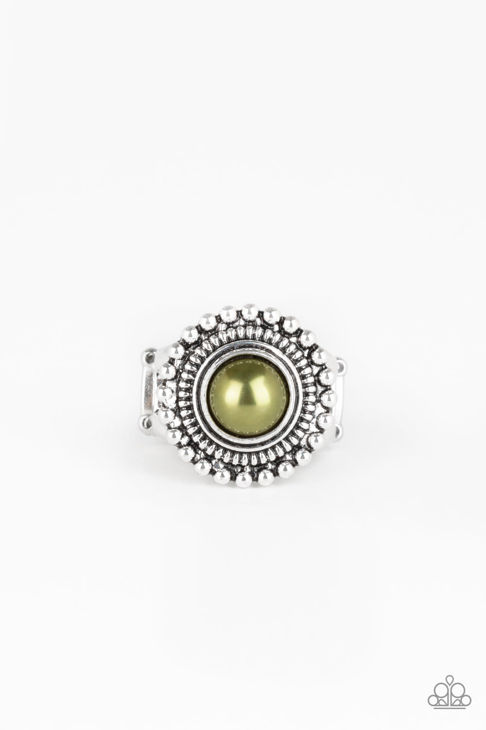 Regal Royal Olive Green Pearl Ring