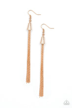 Load image into Gallery viewer, Shimmery Streamers Earrings - Gold or Silver

