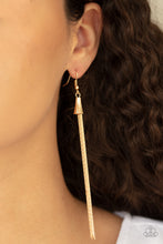 Load image into Gallery viewer, Shimmery Streamers Earrings - Gold or Silver

