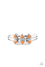 Load image into Gallery viewer, Paparazzi - Tribal Triad - Orange Cuff Bracelet
