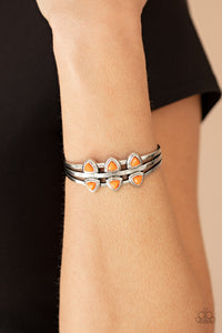 Paparazzi - Tribal Triad - Orange Cuff Bracelet