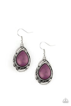 Load image into Gallery viewer, Paparazzi Abstract Anthropology Purple Earrings
