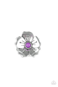 Boho Blossom Ring with Flower Shape - Choose from Pink or Purple