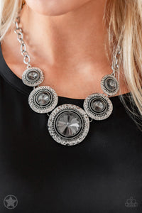 Global Glamour Silver Blockbuster Necklace