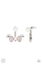 Load image into Gallery viewer, Paparazzi Modern Sophistication Pink Moonstone Double Sided Post Earrings
