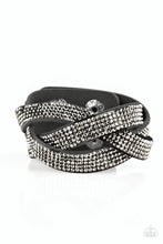 Load image into Gallery viewer, Paparazzi - Nice Girls Finish Last - Black Wrap Bracelet
