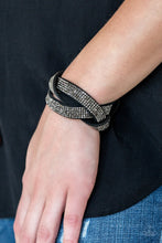 Load image into Gallery viewer, Paparazzi - Nice Girls Finish Last - Black Wrap Bracelet
