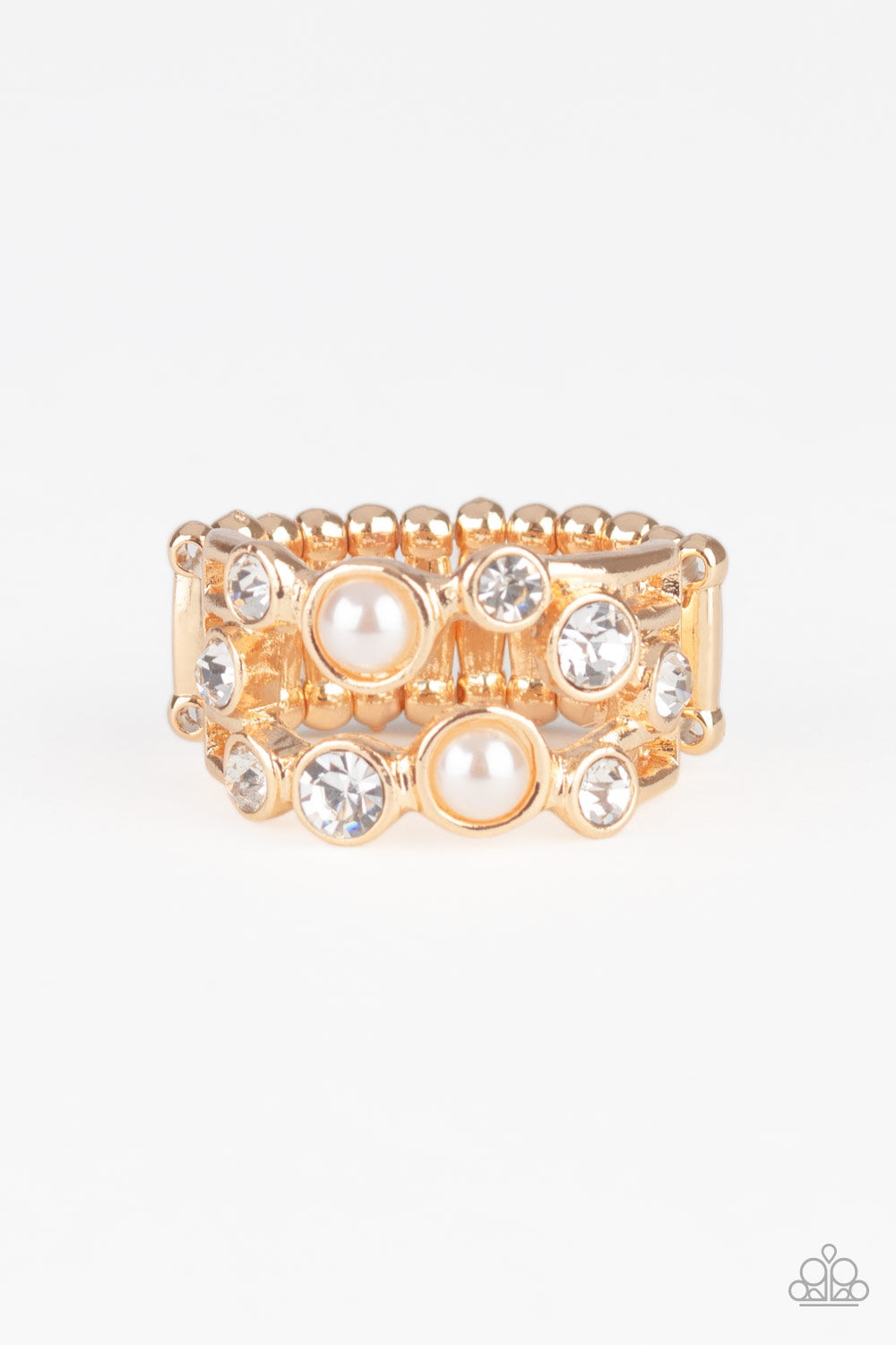 Paparazzi Treasure Treatment Gold and Pearl Ring