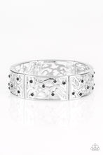 Load image into Gallery viewer, Paparazzi Yours and Vine Stretchy Black Vine-like Filigree Bracelet
