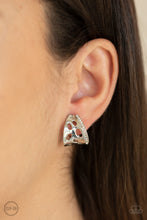 Load image into Gallery viewer, Blissed Out White Clip On Earrings
