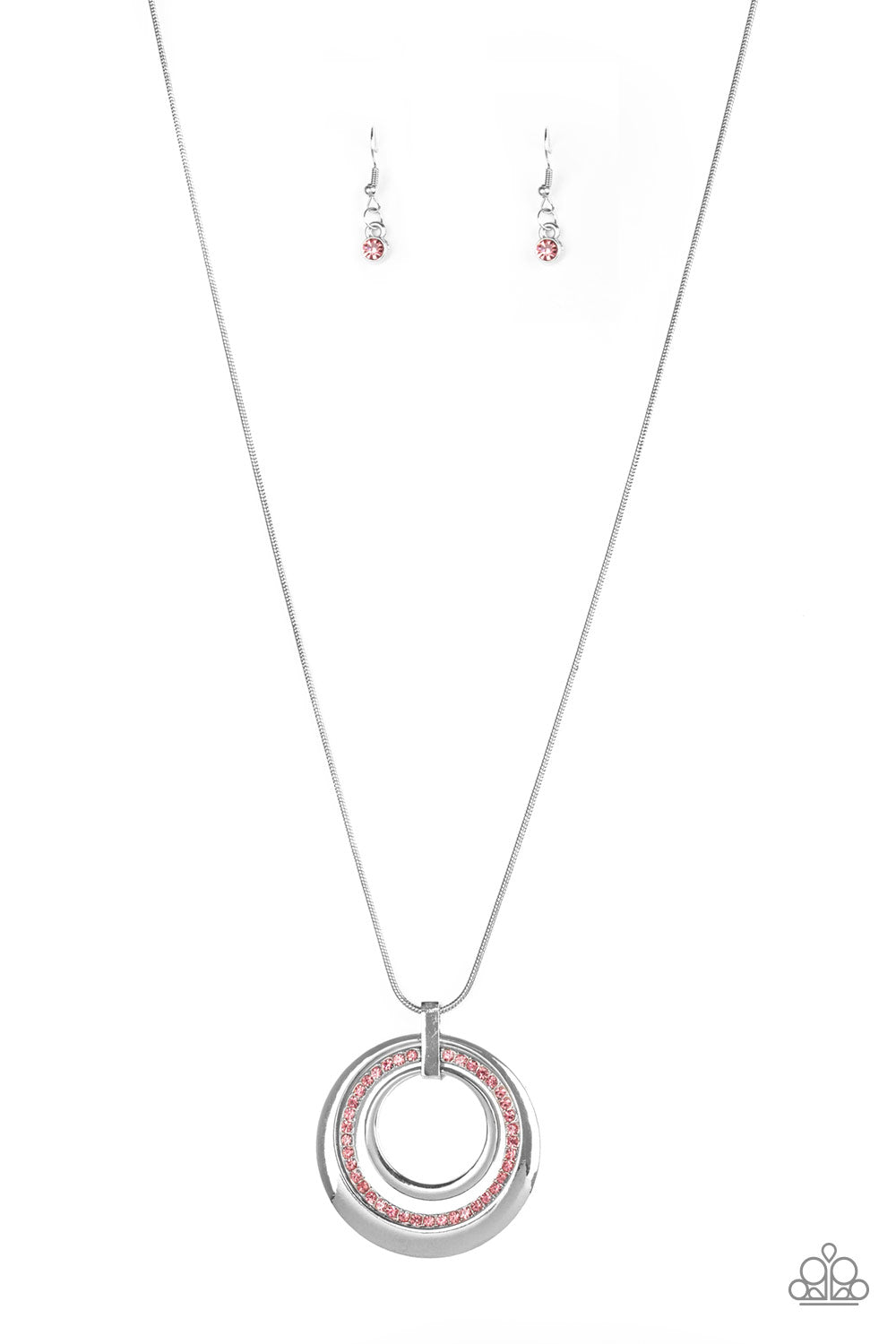Paparazzi - Gather Around the Gorgeous - Long Pink Necklace