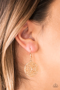 Paparazzi Rochester Royals Gold Earrings