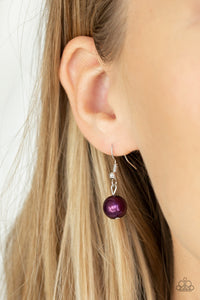 Paparazzi - Rocking Rockette - Purple Pearl Necklace