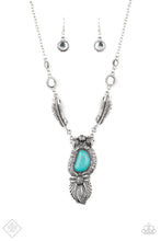 Load image into Gallery viewer, Ruler of the Roost - Blue Necklace - Simply Santa Fe Fashion Fix Jewelry Set Aug 2020
