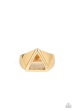 Load image into Gallery viewer, Trident Men&#39;s Gold Ring
