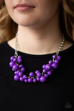 Load image into Gallery viewer, Paparazzi - Walk this Broadway - Purple Short Necklace
