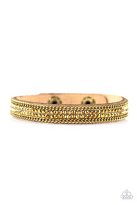 Paparazzi Babe Bling Wrap Snap Bracelet - Choose from White and Brass
