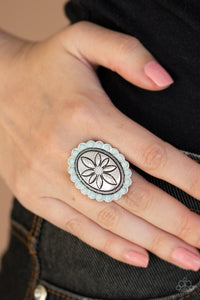 Paparazzi Garden Paradise Blue Ring