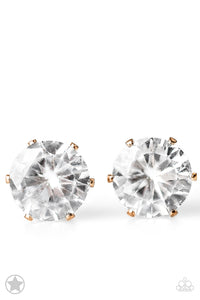 Just in Timeless White Silver or Gold Post Earrings Blockbuster