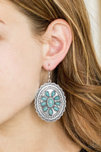Load image into Gallery viewer, Paparazzi Absolutely Apothecary Turquoise Stone Earrings

